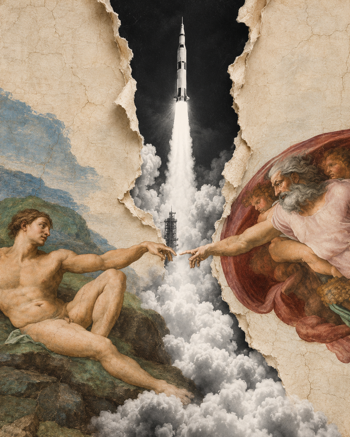 Rocket Through the Creation Tear