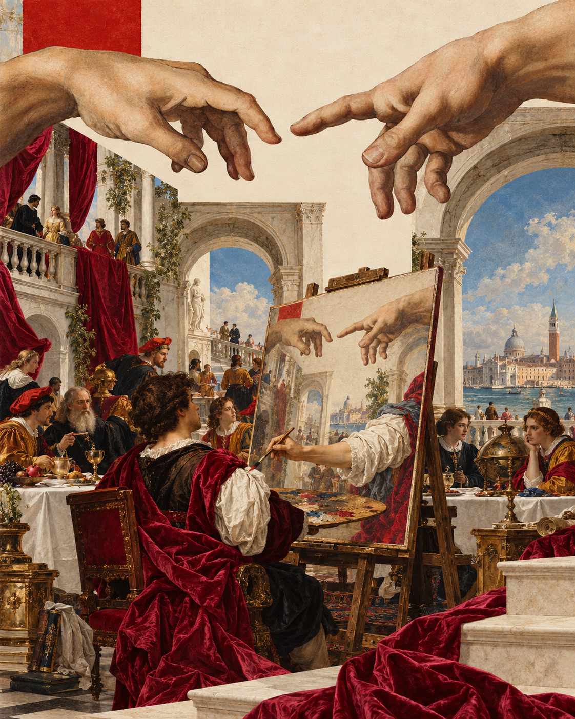 The Canvas That Paints Its Maker